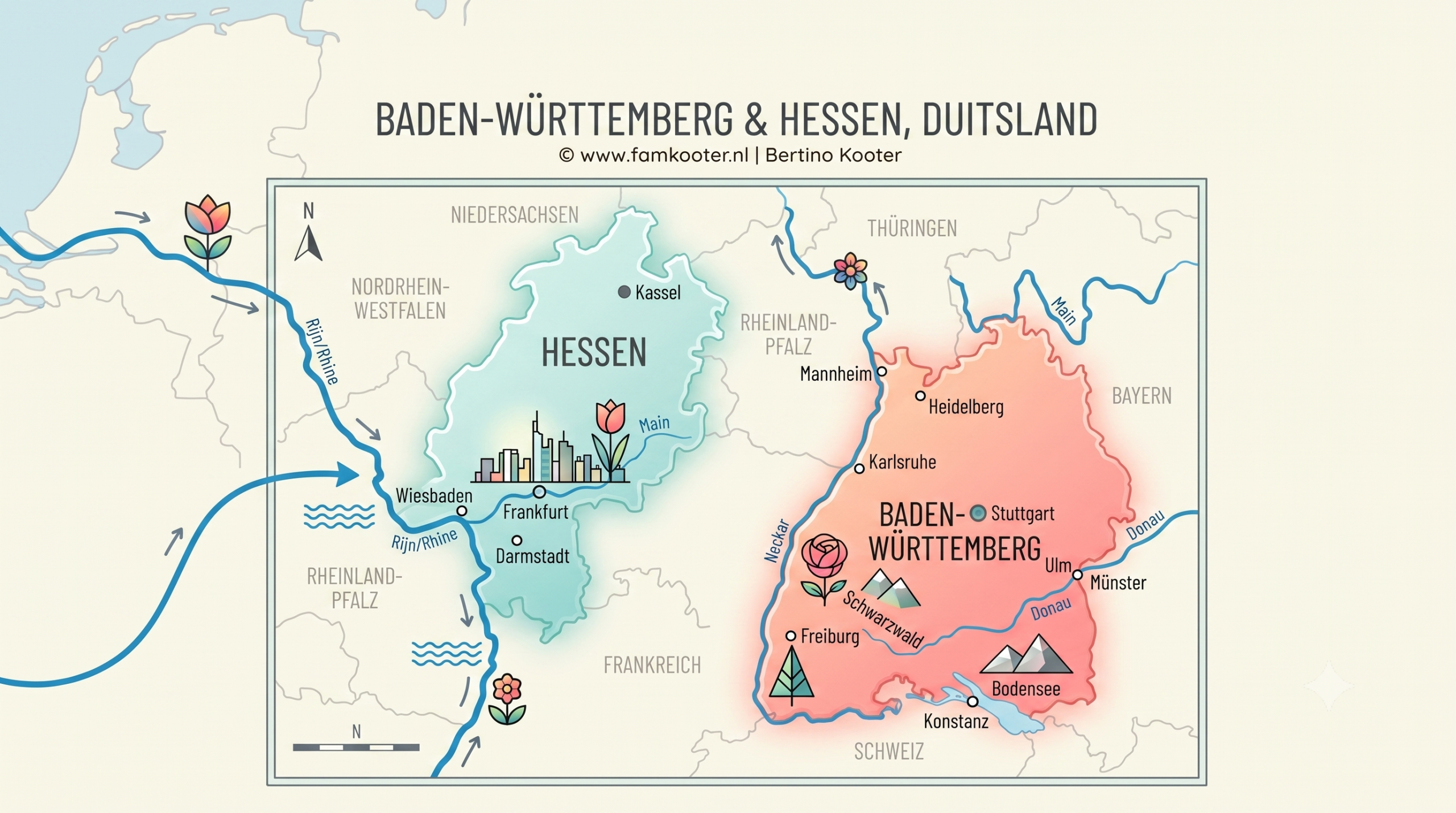 Baden Wurttemberg en Hessen Kooter